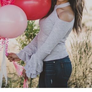 Long Sleeve Off Shoulder